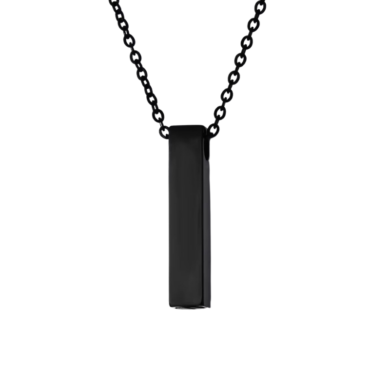 Collar Barra 3D Grabado - Elegancia personalizada
