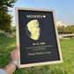 Personalised Frame: Moon Phase for a One-of-a-Kind Gift