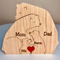 Personalized Wooden Family Puzzle: Unique and Timeless Keepsake 